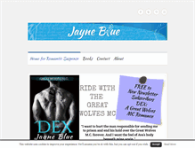 Tablet Screenshot of jayneblue.com